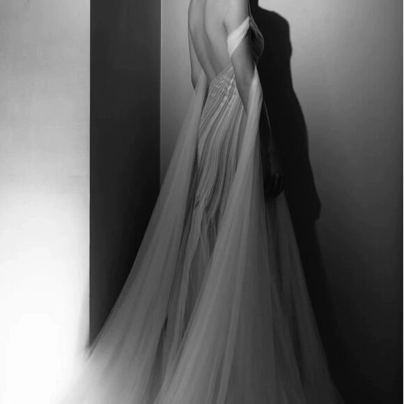 Dreamy Backless Evening Dress - Picture 3 of 5